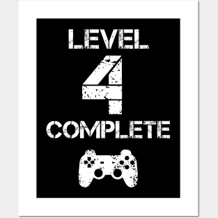 Level 4 Complete T-Shirt - Celebrate 4th Wedding - Gift Posters and Art